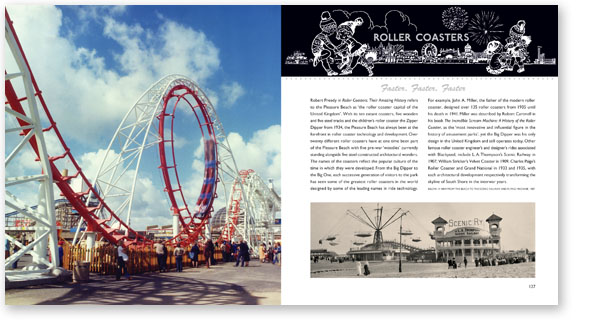 Blackpool Pleasure Beach inside view